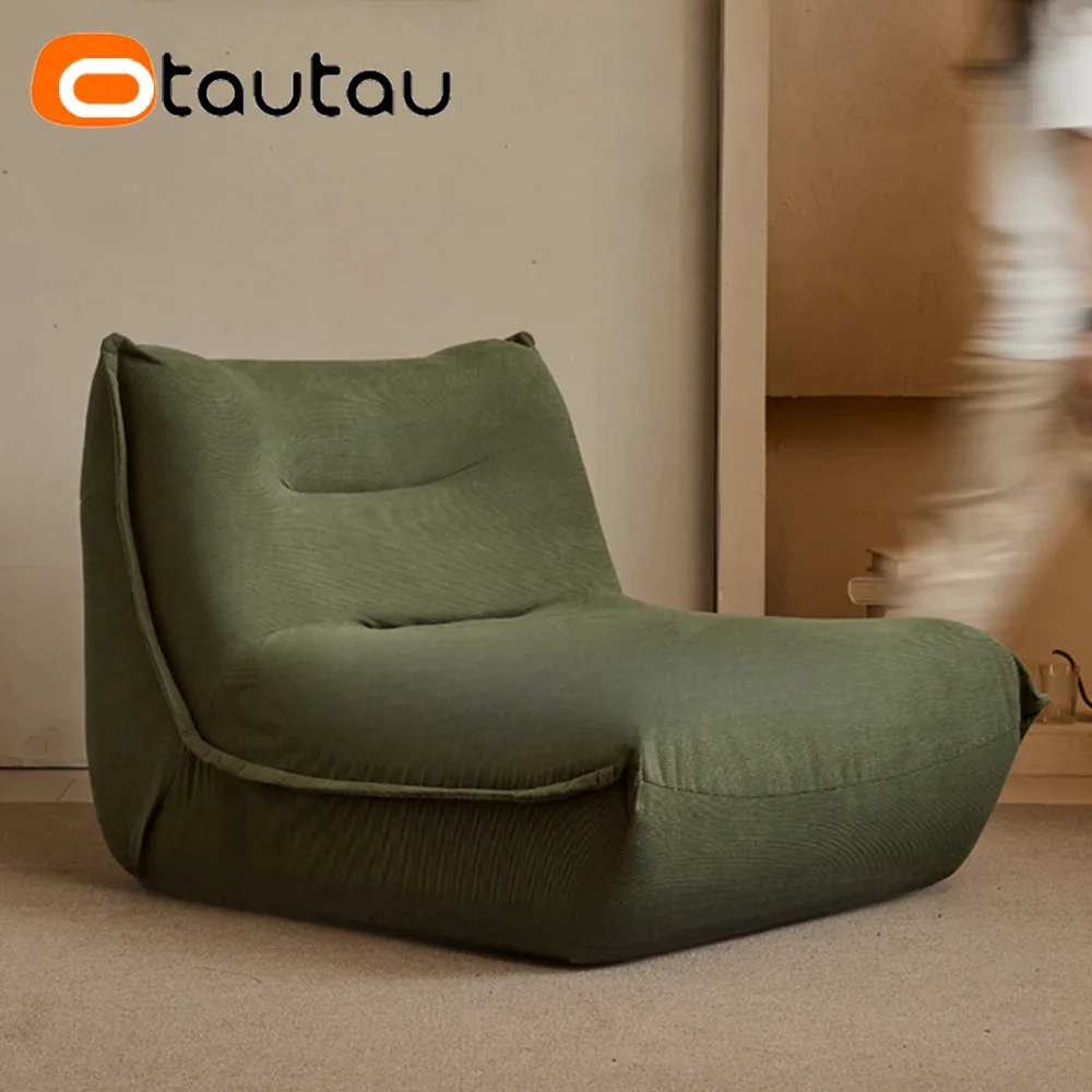 OTAUTAU Cotton Corduroy Bean Bag Cover SF402【No Filler Inside! You Need To Buy Filler By Yourself !】