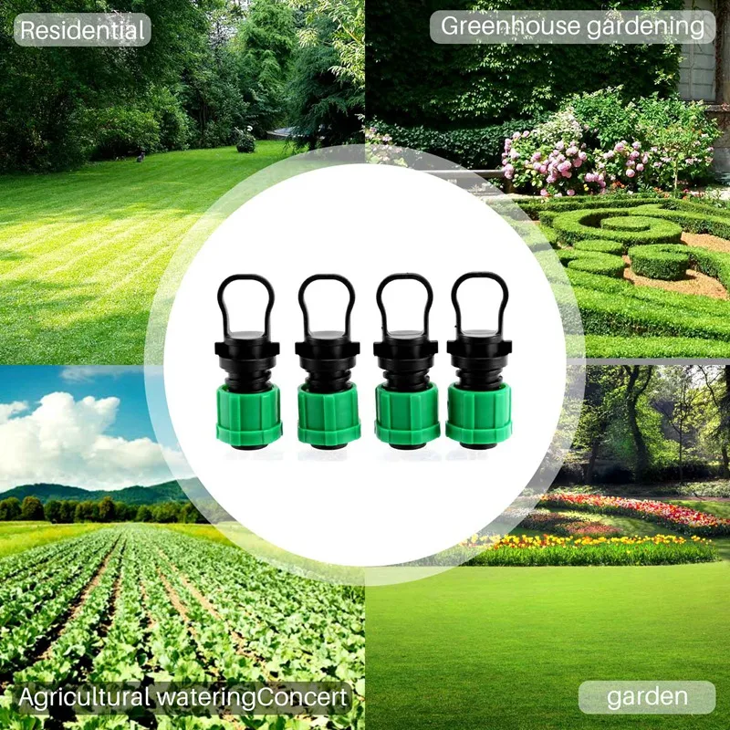 Tappo terminale per tubi per irrigazione a goccia raccordo universale da 1/2 di pollice, per con sistema di irrigazione a nastro gocciolante da 16Mm