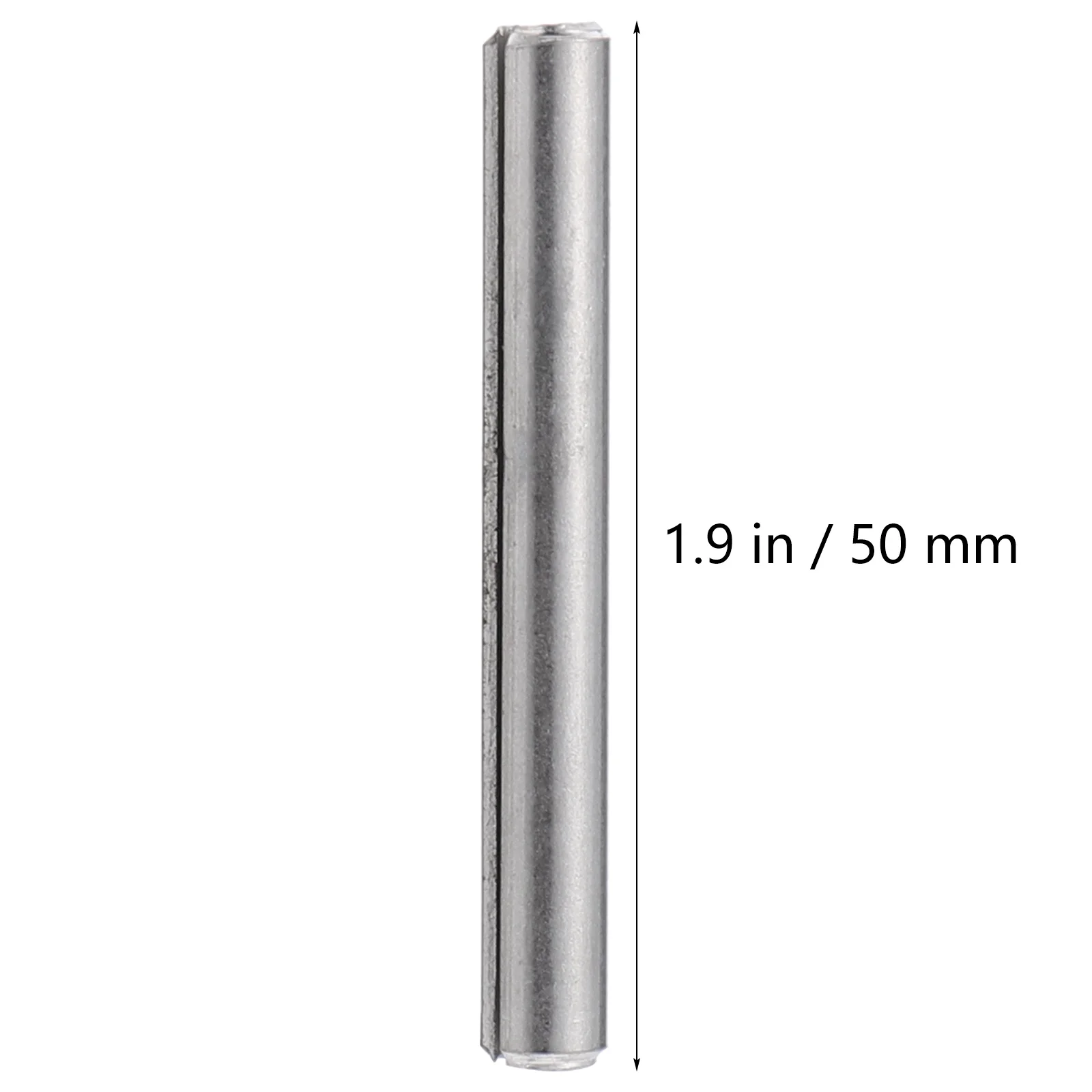 

50 pcs Slotted Spring Stainless Steel Elastic Positioning Flexible Cotter Pin For Automotive Workshop Dowel Pin Tapered Ends