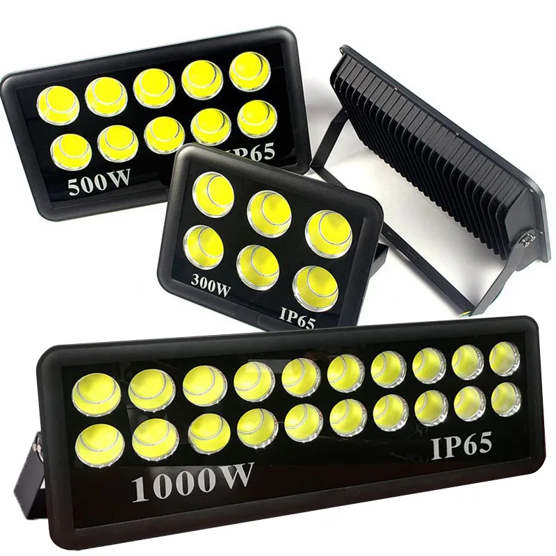 

Led Floodlight 50W 100W 150W 200W 300W 400W 500W 600W Outdoor COB LED Flood Lights Waterproof IP65 Security Lights Floodlight