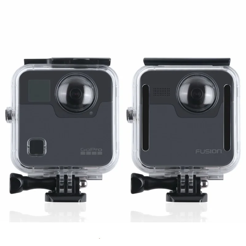 For Gopro Accessories Fusion 360° Underwater Diving Waterproof Case Housing Protect Cover Frame For Fusion Action Camera Box