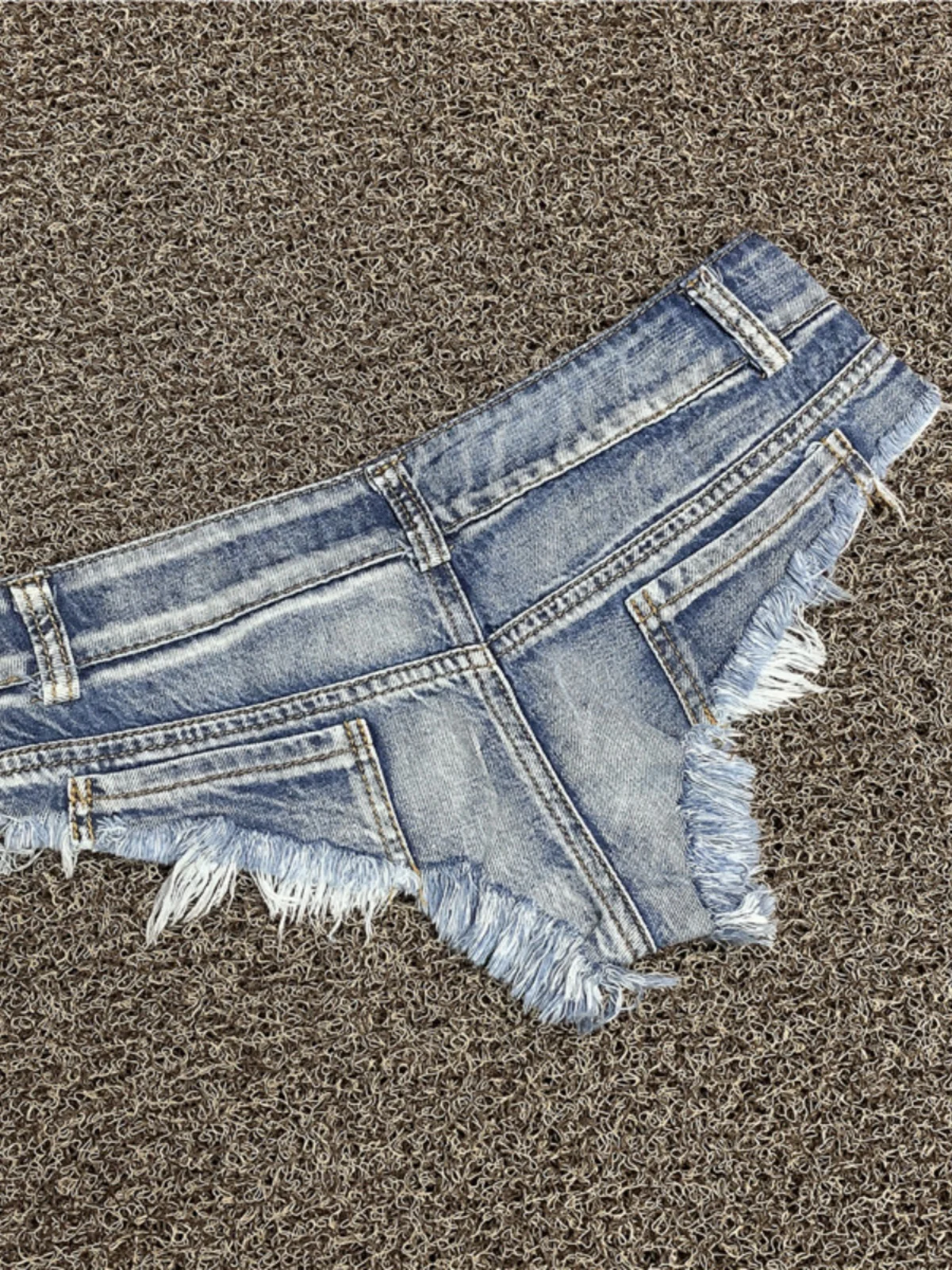 Seksowne, super modne, podarte jeansy typu shorts dla dziewczyn, z niskim stanem, prostymi nogawkami, mieszanka bawełny i poliestru, styl uliczny, letnie, codzienne spodnie.