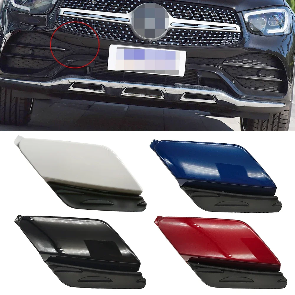 

For Mercedes GLC Claass Black Car Front Bumper Tow Hook Cover Cap Towing Eye Accessories For Benz W253 2020-2022 2538856604