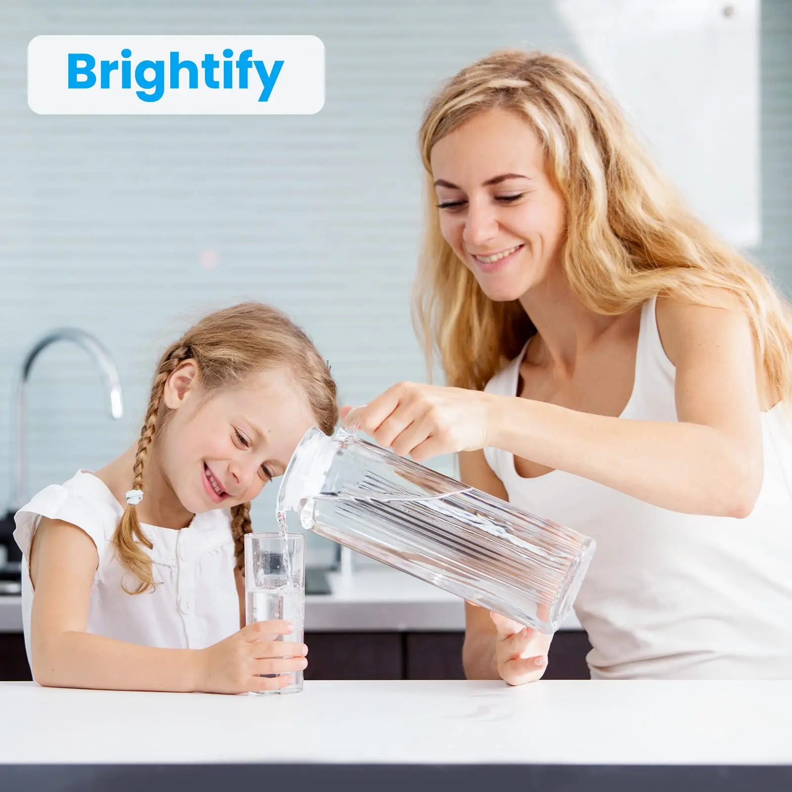 Brightify Water Purifier Filter PPF UDF CTO Carbon 1-3 Stage Reverse Osmosis System Filter Replacement 10\