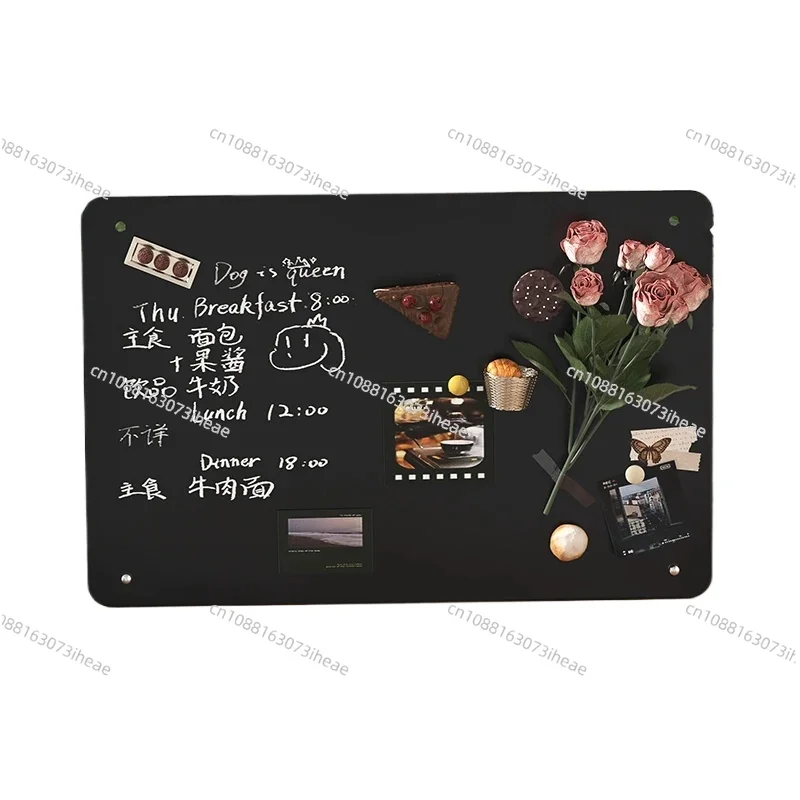 For Desktop magnetic large-sized whiteboard, handwritten ironwork sign, coffee shop, standing blackboard billboard