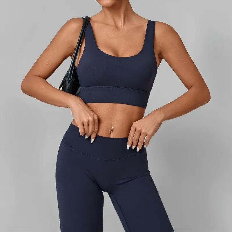 

Женский бюстгальтер телесного цвета для йоги с широким подолом, облегающий спортивный бюстгальтер с красивой спиной, повседневная одежда для бега на открытом воздухе, бодибилдинга, фитнеса