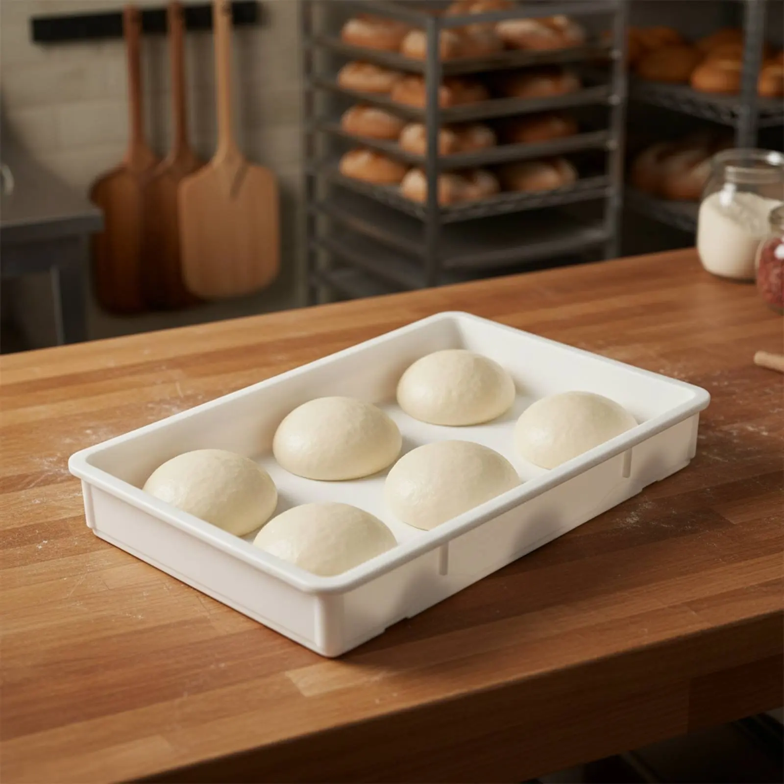 

Bread Proofing Box Long-Lasting Pizza Bread Proofing Box Stackable Fermentation Pan Airtight Bakery Supply Wide Temperature