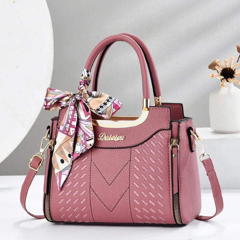 Vintage Classic Elegant Ladies Tote Bag Luxury Diaper Bag Minimalist Stylish Casual Large Capacity Crossbody