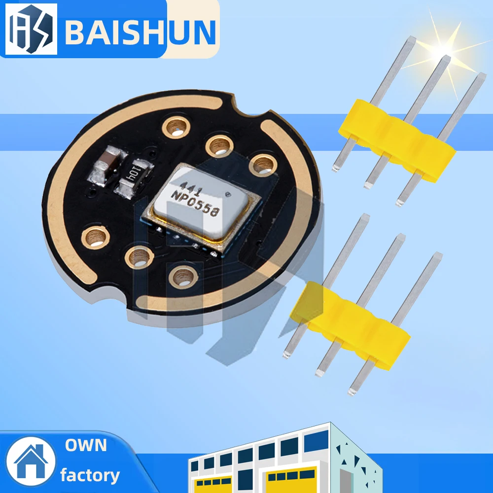 Omnidirectional Microphone Module I2S Interface INMP441 MEMS High Precision Low Power Ultra small volume for ESP32 for arduino