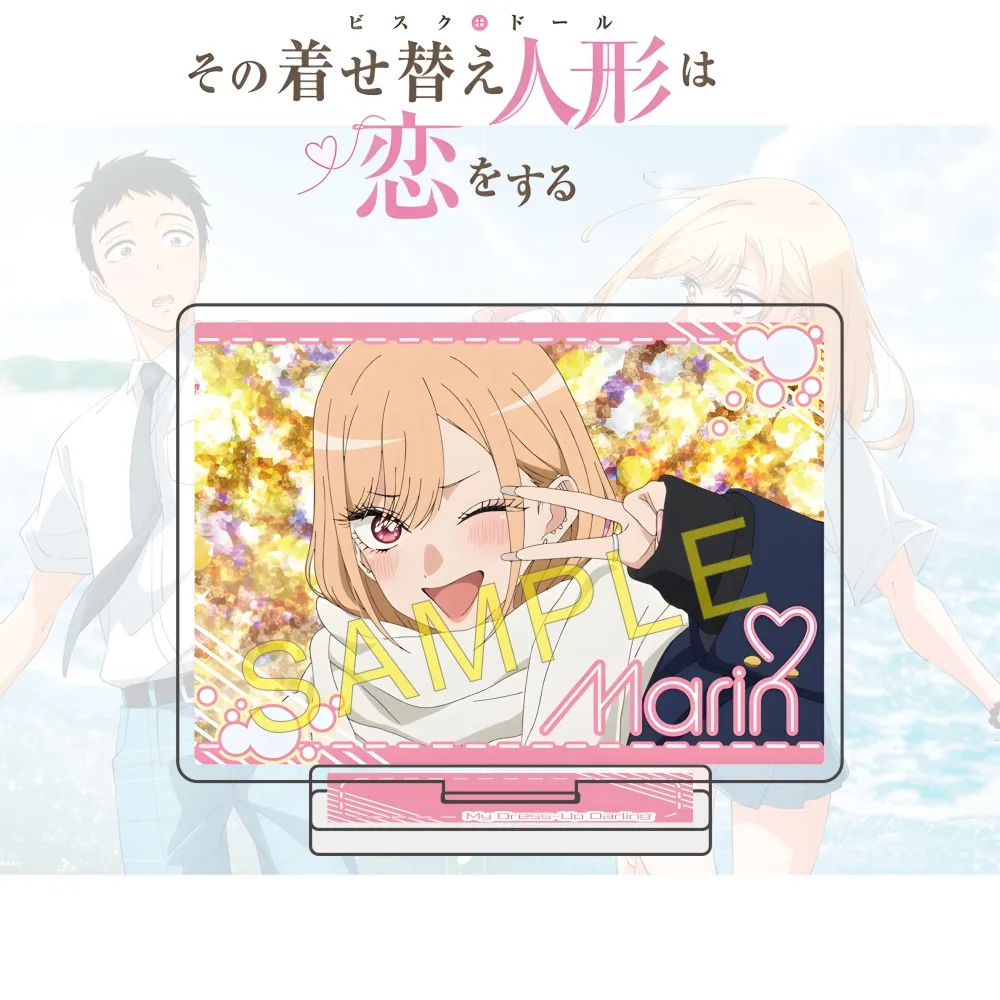 Anime My Dress-Up Darling 10cm Acrylic Figure Marin Kitagawa Akira Chitose Standing Model Desktop Decoration Fan Gift Keychain
