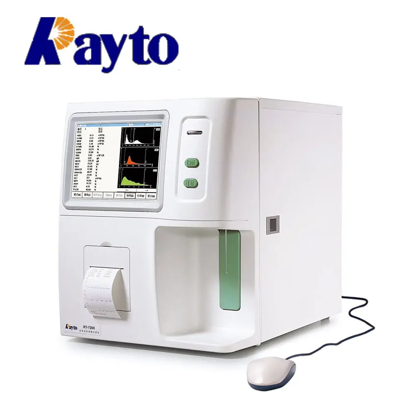 Rayto Rt-7300 Cbc Blood Test Machine 3-Part Veterinary Auto Hematology Analyzer