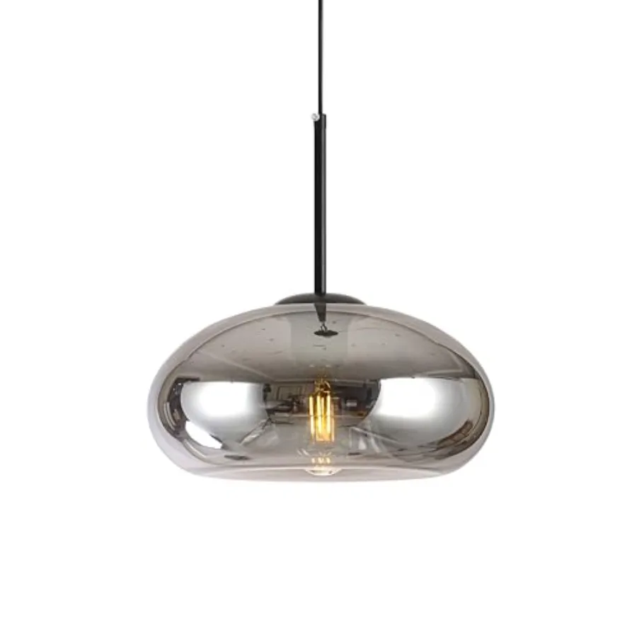 Vintage Industrial Glass Pendant Lights for Kitchen