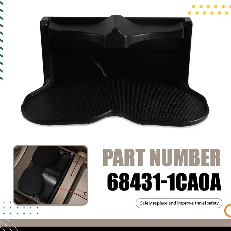 Center Console Insert For Infiniti FX37 FX50 QX70- 68431-1CA0A Water Cup Holder Drink Container