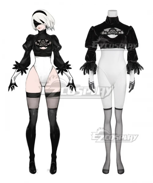 

NieR: Automata 2B YoRHa Type B Women Jumpsuit Halloween Christmas Girls Bodysuit Role Play Outfit Cosplay Costume E001