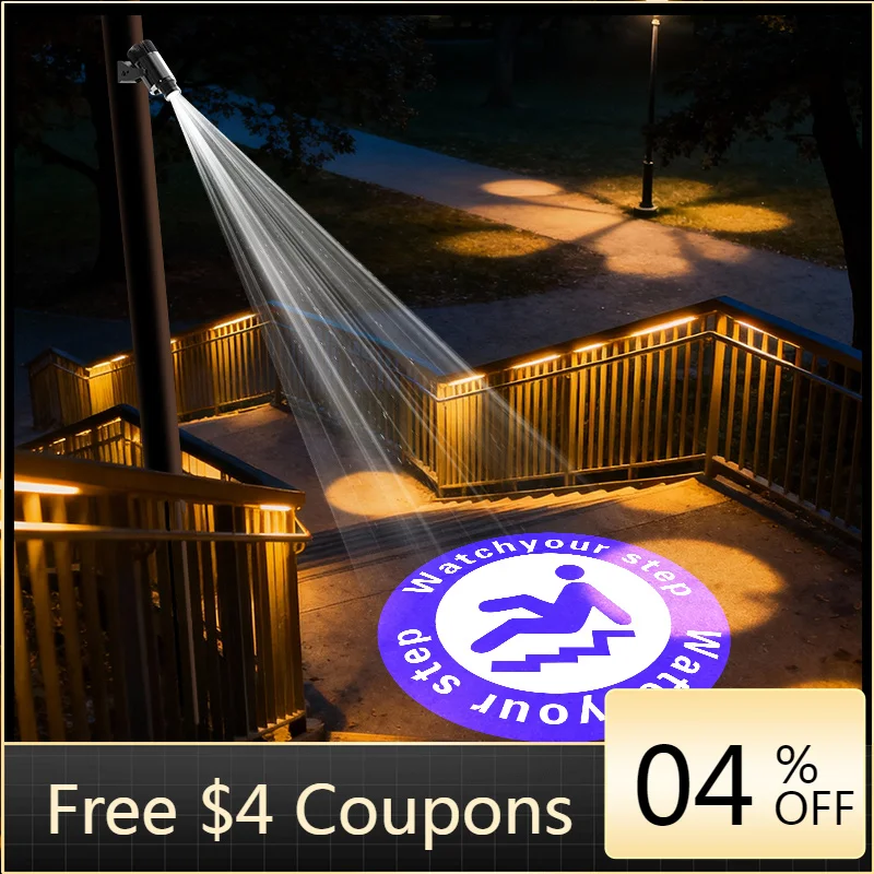 

STLF Logo Projector Free Custom Advertising Lights 100W150W Led Gobo Light Business Sign Wall Projection Lamp Outdoor Waterproof
