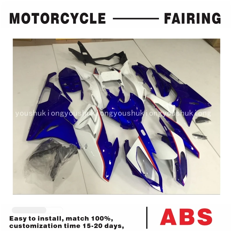 white&blue High Quality ABS Injection For bmw s1000rr Bodywork Fairing  Components Accessories 2013-20146 Pack left right