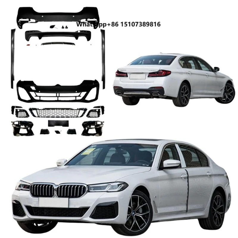 Factory Direct Sales Body Kit for 5 Series G30/38 2021-2023 Upgrade to M-Tech Front Rear Bumper Front Lip Side Skirts Grille