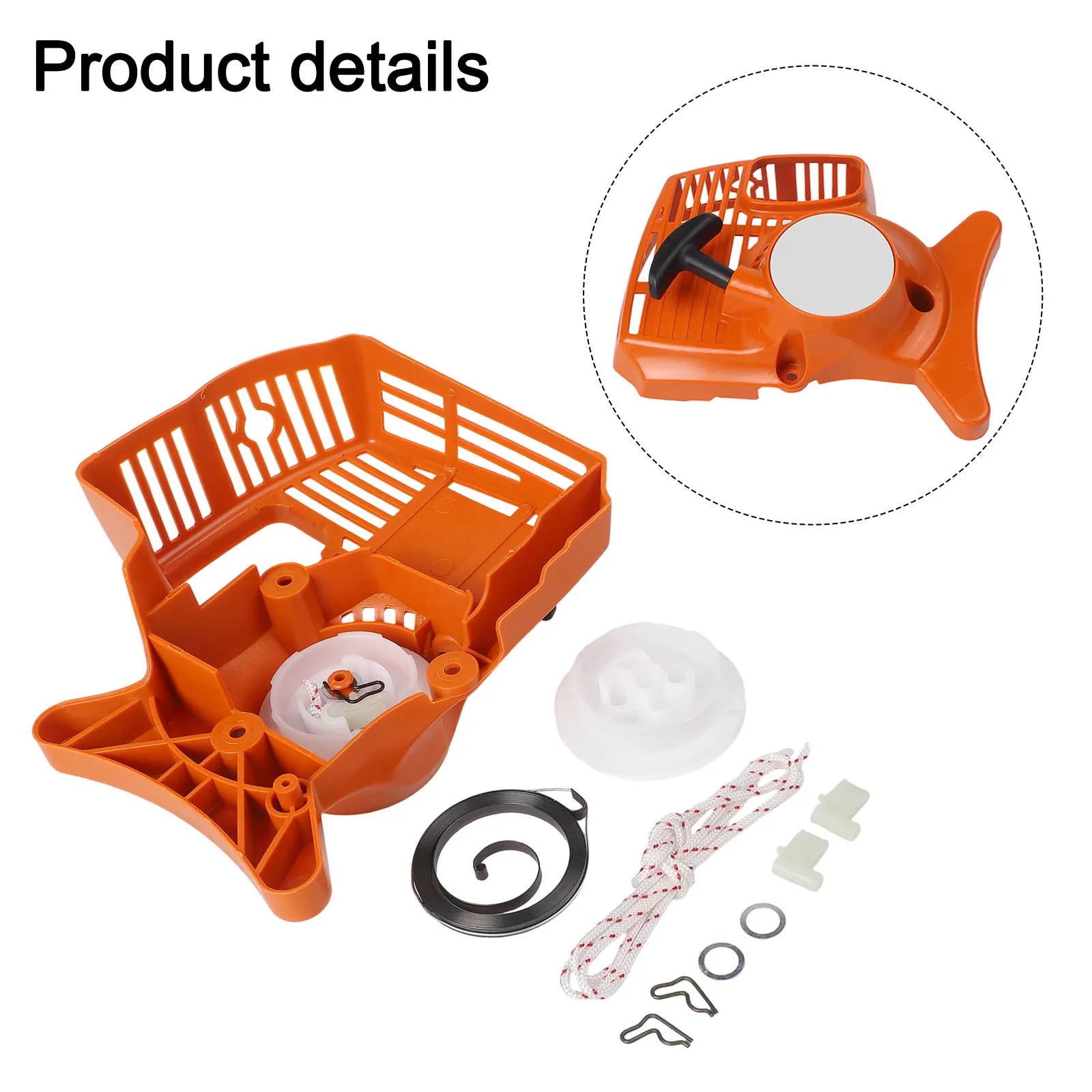 Lawn Maintenance Pull Starter Assembly Lawn Equipment Parts Compatible With FS38 FS45 FS46 FS55 FC55 HL45 KM55