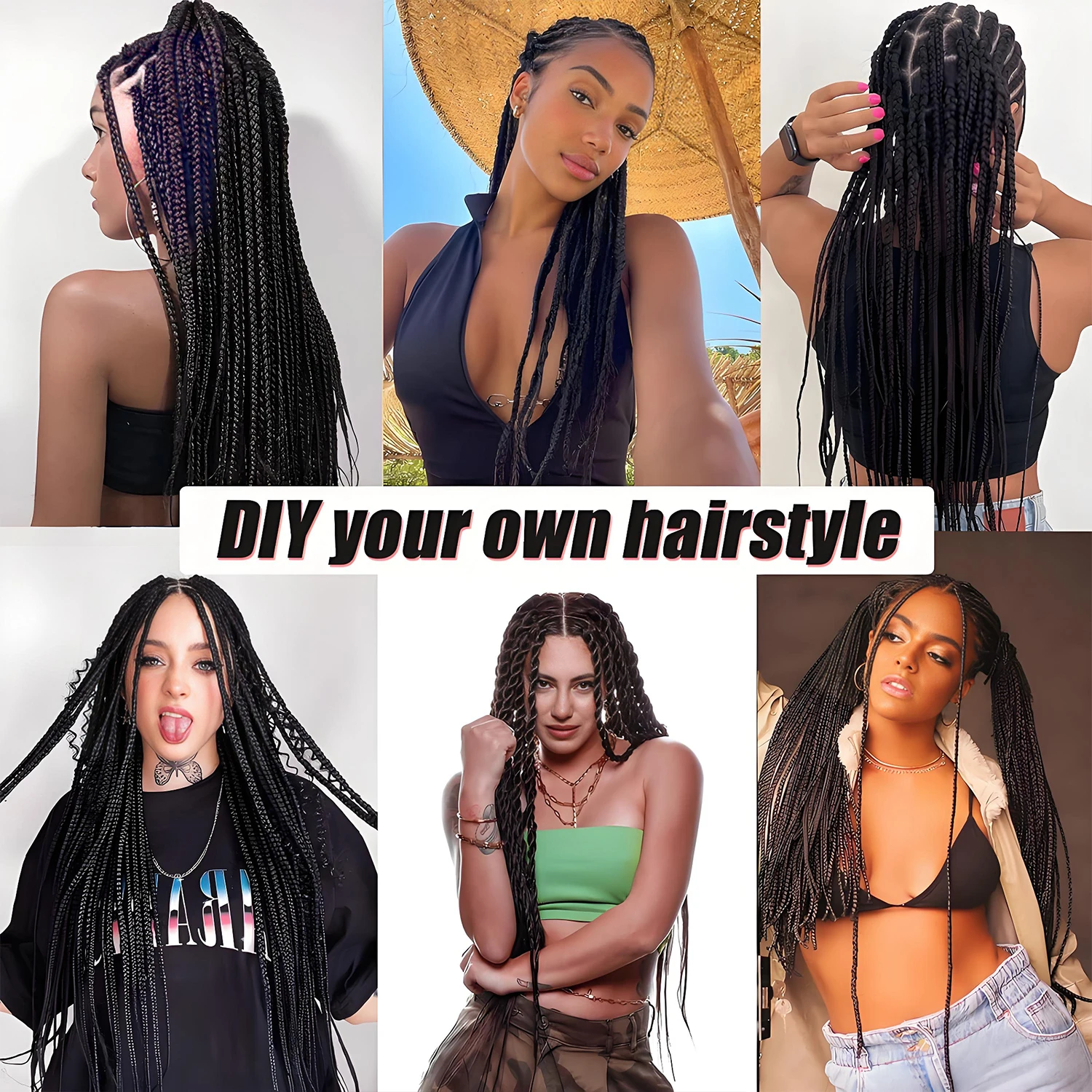 26Inch Kanekalon Pink Pre Stretched Braiding Hair Synthetic Ombre Yaki Jumbo Braids Easy Braid Hair Extensions for Women Cosplay