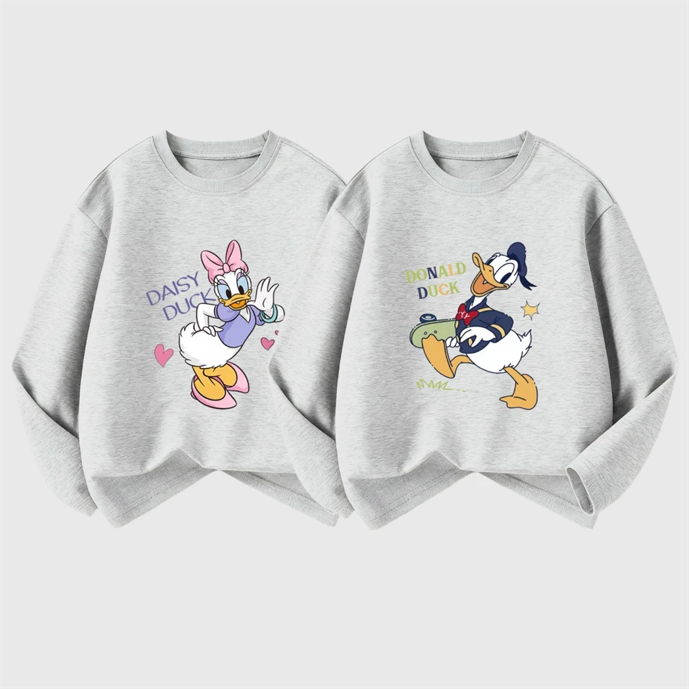 

Donald Duck Printed TShirts New Design Pure Cotton Tops Lovely Crewneck Base Shirt Simple Versatile Tees For Boy And Girls