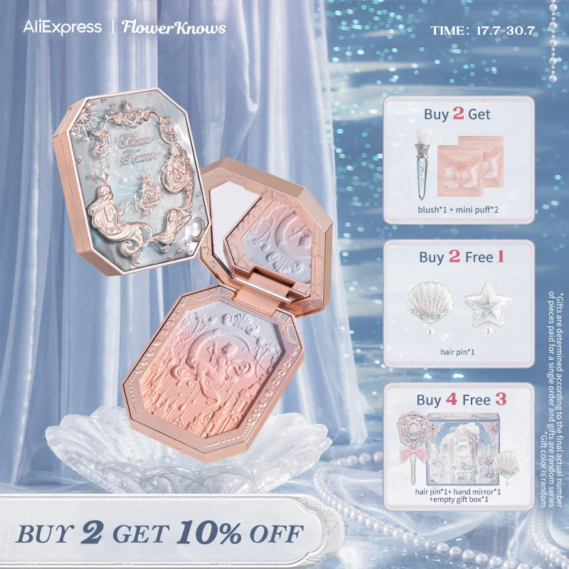 

Flower Knows Moonlight Mermaid Series Jewelry Blush
