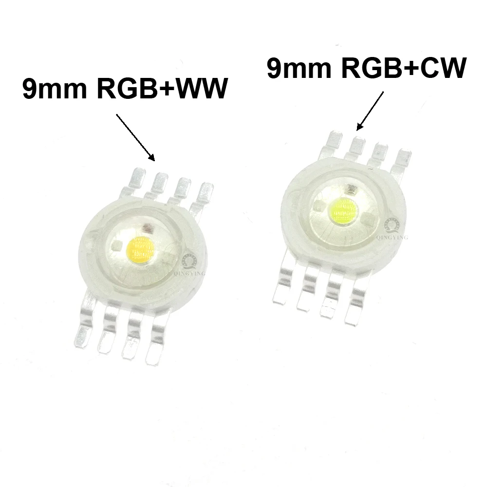 10pcs-100pcs 30mil 4W Colorful RGBW RGBWW LED Diode 300mA 350mA High Power LED Chip RGB+White/Warm For LED Stage Lighting Beads