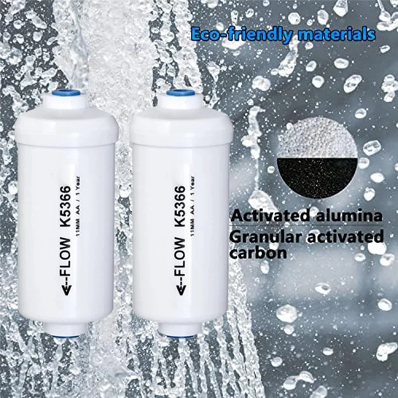 2 Pcs Replacement Fluoride Water Filter K5366 Compatible with Gravity Water Filtering System Purification Elements