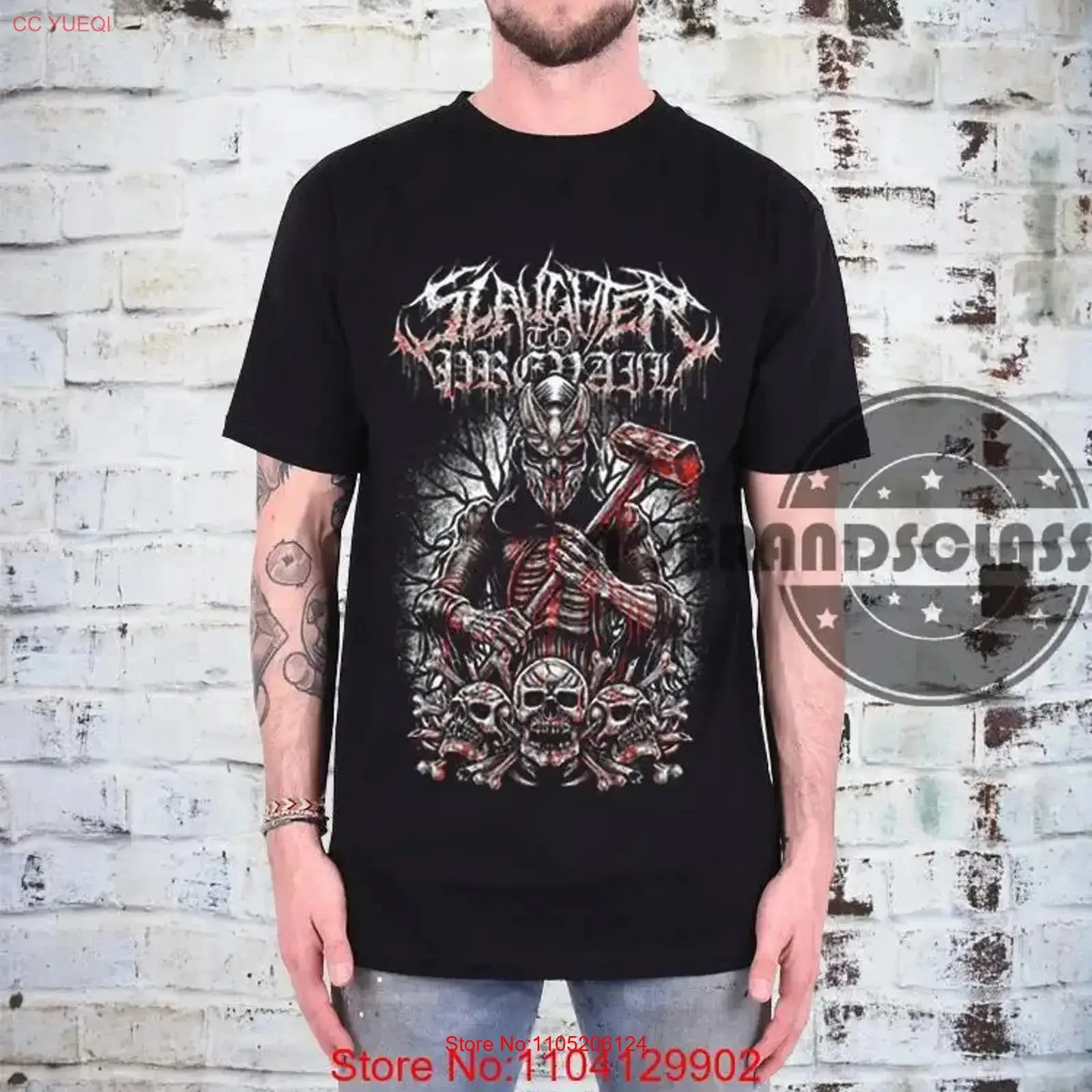 

Футболка Slaughter to Prevail Metal Band Music Merch Nobrandsclass винтажная стираная дизайнерская одежда Мягкая унисекс слегка