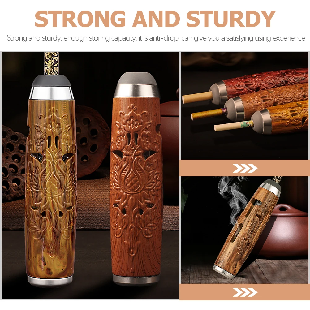 

Portable Ashtray Small Holder Compact Outdoor Supply Abs Daily Use Container Reusable