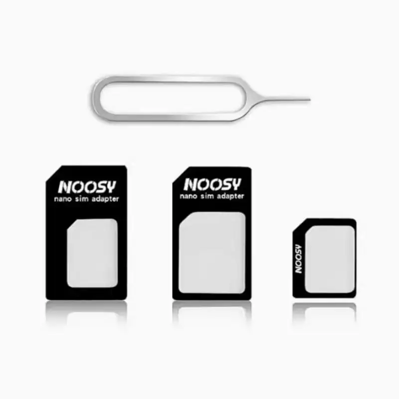 5 Pcs Sim Card Adapter Kit 4 In 1 Nano Micro Sim Converter Card Sleeve Universal Phone Sim Card Holder For Phone Repair Parts