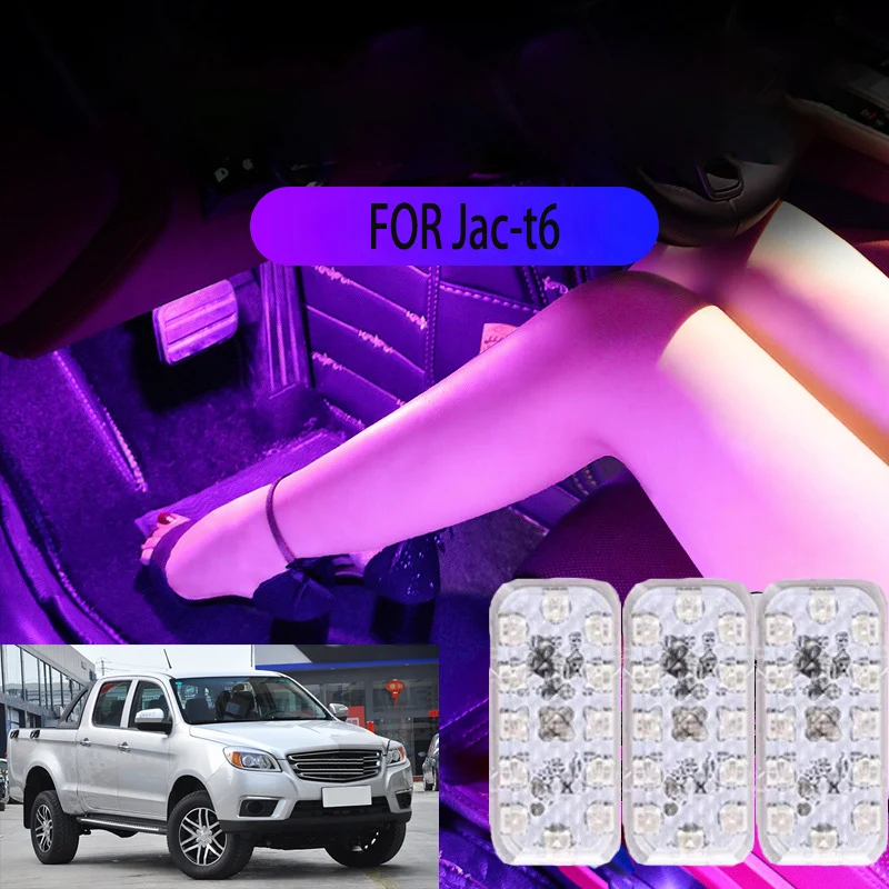 

FOR Jac t6 LED Car Interior Ambient Foot Light Atmosphere Decorative Lamps Party decoration lights Neon strips