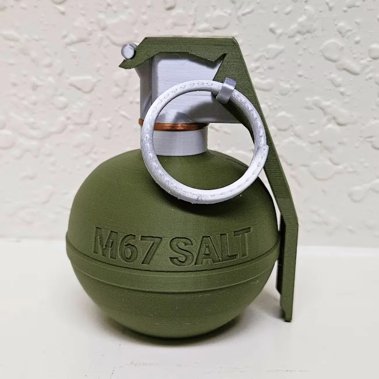 Statuette décorative de grenade M67 SALT simulée, décoration de maison, ornement de bureau
