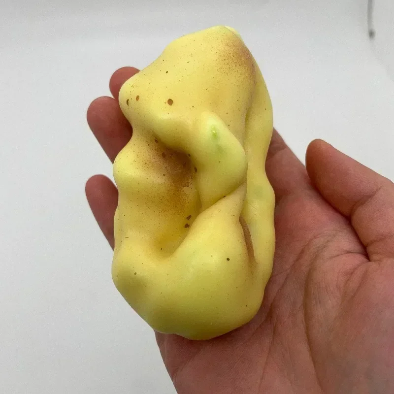 ASMR Knuspriger Kartoffel-Stressball, Handgefertigtes Rundes Perlen-Gefülltes Quetsch-Fidget-Spielzeug, Sensorisches Entspannungsspielzeug für Erwachsene – Detail 5