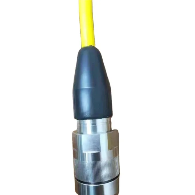 Underwater Fiber Optic Waterproof IP68 Connector for Power 4Pin Undersea Brass Nut Terminal Electrical Connector Female Male