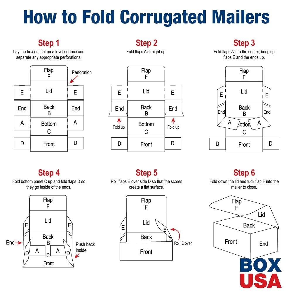 بريد أبيض مموج 22 × 6 × 2 بوصة، عبوة من 50 قطعة، صناديق شحن متينة للبريد الآمن