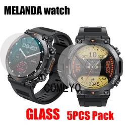 5 pz per MELANDA K56 K52 1.39 pollici vetro temperato Smart watch protezione dello schermo in vetro 9H 2.5D Film