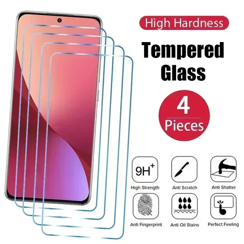 

4PCS Screen Protector for Xiaomi Mi 12 11 10 9 Lite 12T 9T 10T Pro 11i Tempered Glass for Poco F4 X4 X3 GT M5 M3 M5S X5 Glass