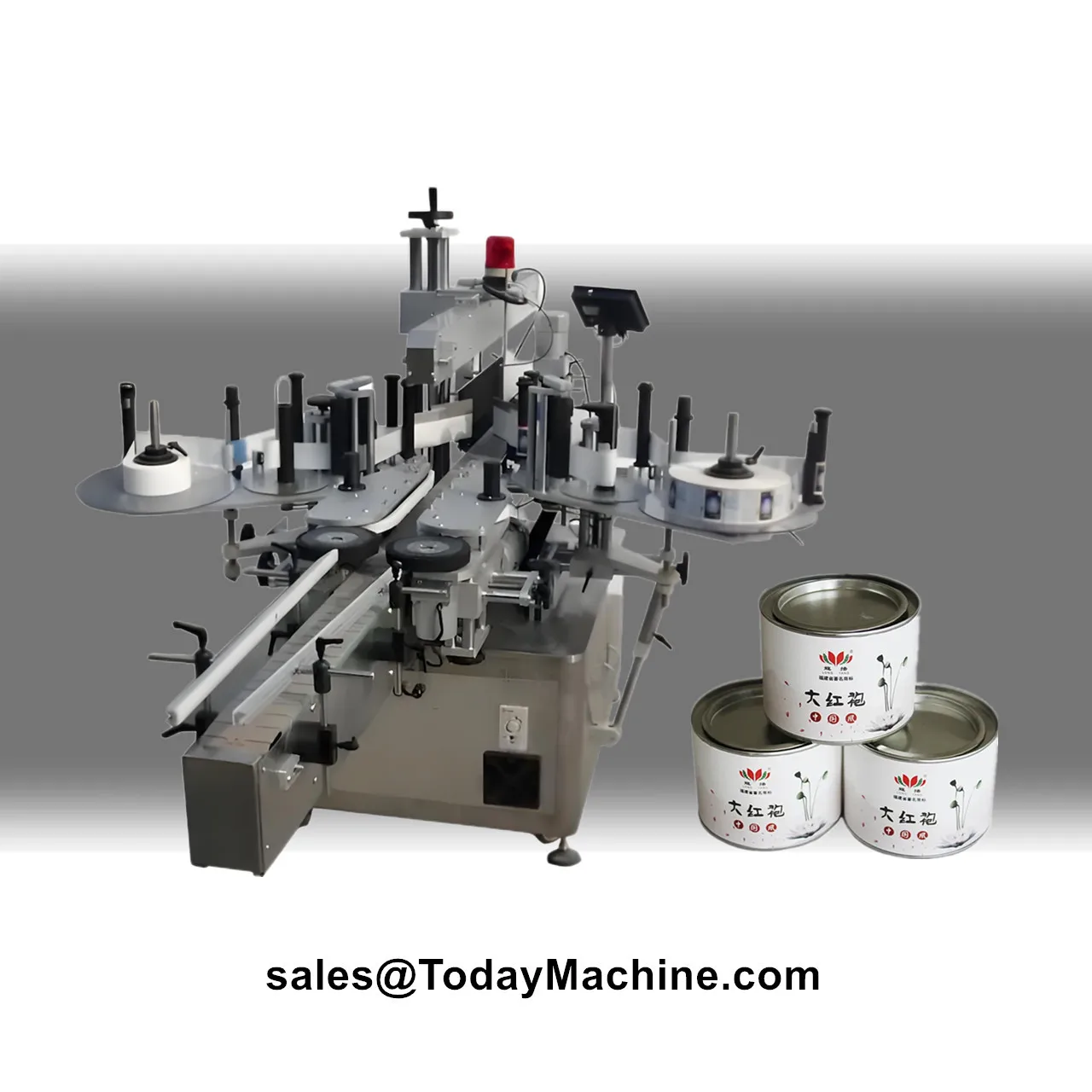 Automatic Double Side Round Flat Square Bottles Stickers Labeling Machine