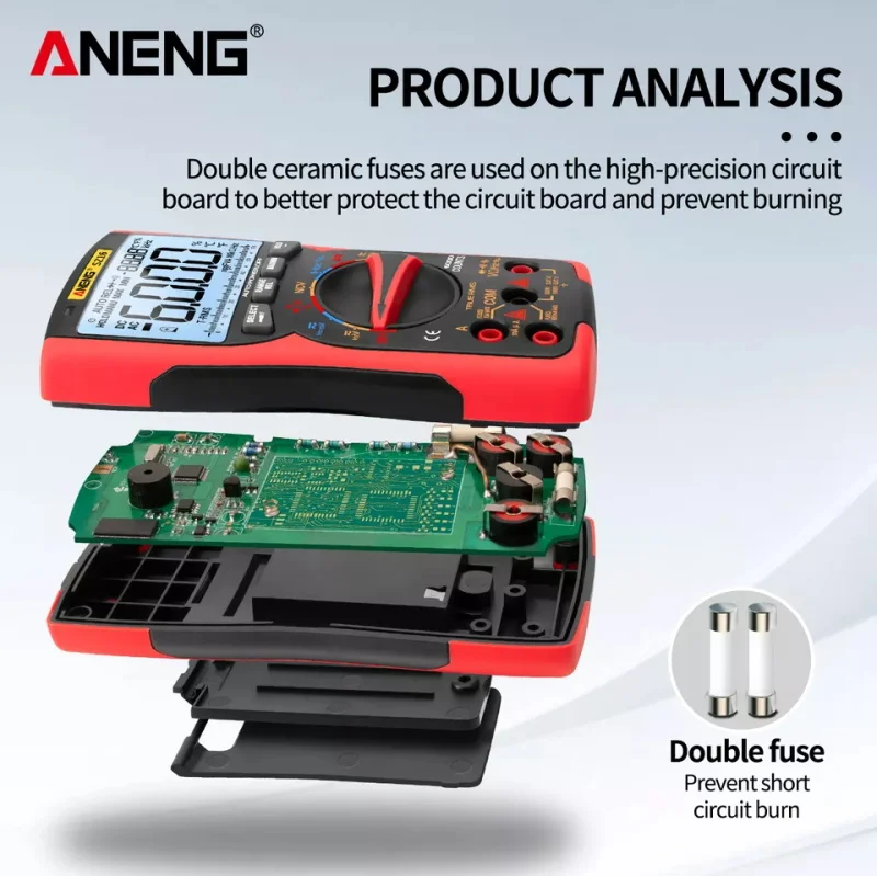 ANENG SZ16/SZ17 Continuity Meter Multimeter Auto Sensor Tester Multimetro Professional True RMS Multimetre AC/DC Tester Tools