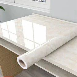 Marble Desktop Stickers Kitchen Waterproof And Oil-proof Self-adhesive Dining Table Old Furniture Refurbished Cabinet Stickers