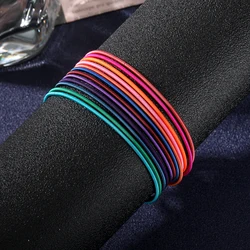 New Stainless Steel Fashion Spring Bracelet Set Bohemian Style Color Bracelet 12 laps Set Gift Wholesale