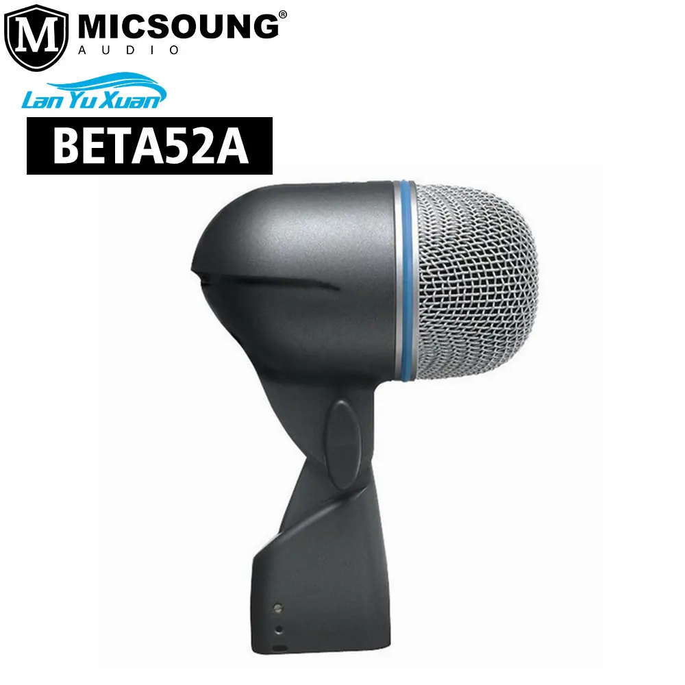 

Professional BETA52A Percussion Instrument Big Bass Kick Drum Microphone Stage Studio Dynamic Mic Beta 52a