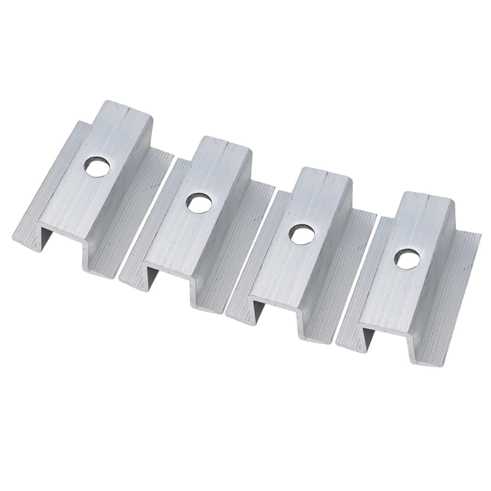 4/10Pcs Solar Middle Clamp PV Aluminum Alloy Solar Panel 25 - 50MM Solar Photovoltaic Bracket Frame Modules Accessories