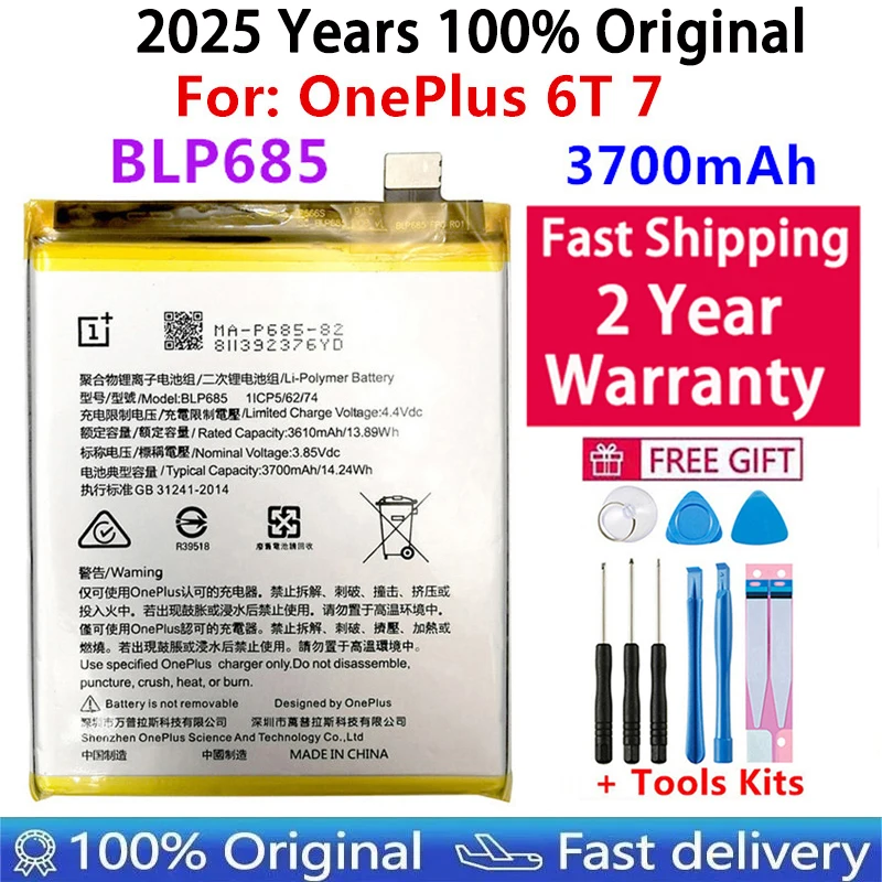 Bateria original para oneplus one 1 + para oneplus 1 2 3 1 + 3 one nord 2 n10x3 3t 5 5t 6 6t 7 7t 8 8t 9 9r 9rt pro plus baterias