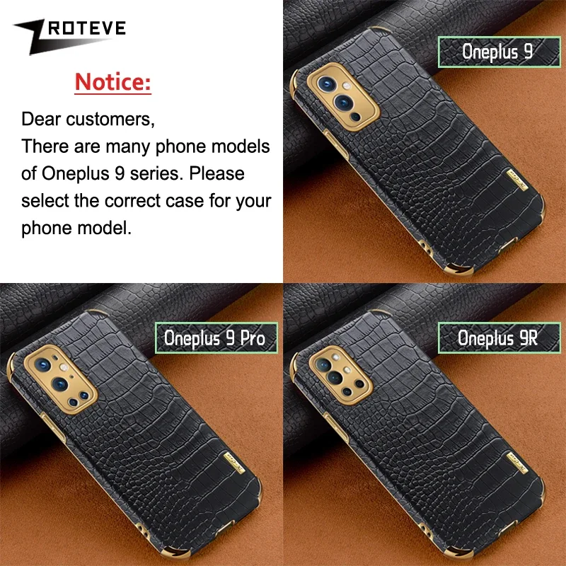 One Plus 9 Pro Case Zroteve Crocodile Leather Ring Holder Cover For OnePlus 9 R 9R Oneplus9R Oneplus9 Pro Shockproof Phone Cases