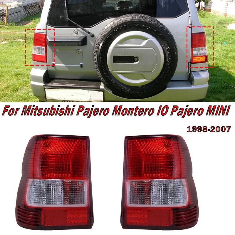 

For Mitsubishi Pajero Montero IO Pajero MINI 1998-2007 MR535073 MR535074 Car Rear Tail Brake Stop Lamp Auto Taillights Fog Lamp