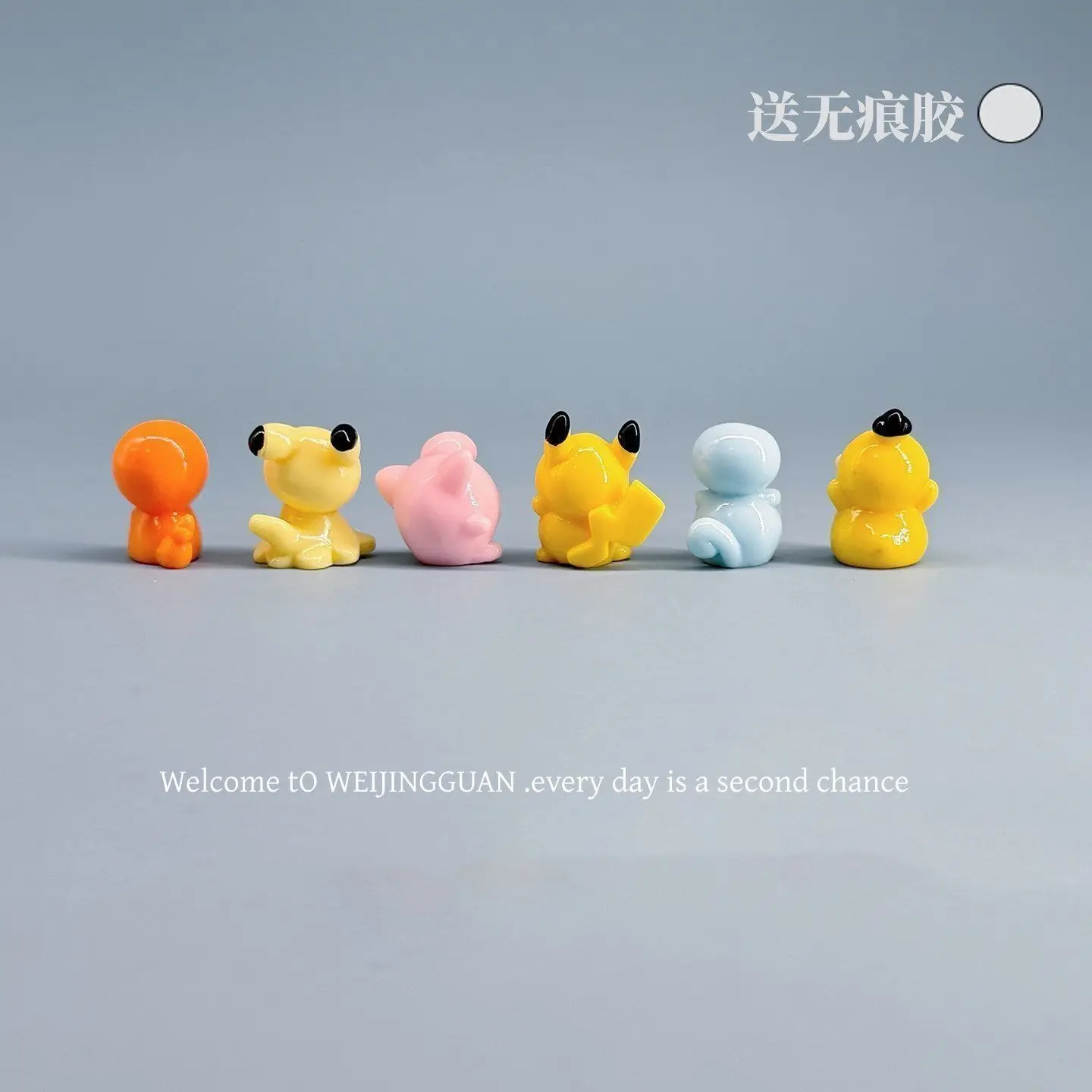 Cartoon Pokémon Tsundere Small Figurine Car Dashboard Screen Computer Desk Desktop Stress Relief view 6
