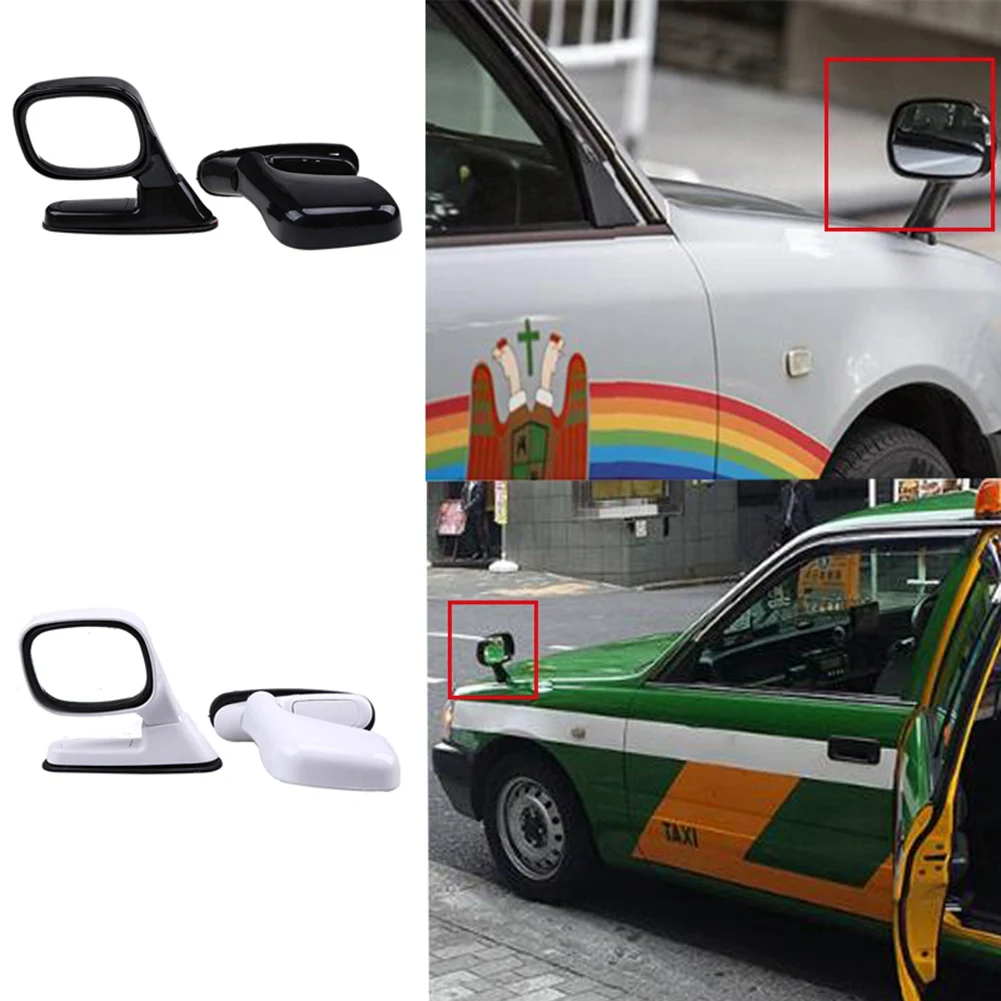 

2 шт. универсальный капот боковое зеркало заднего вида авто внешний регулируемый отражатель внедорожник грузовик белый