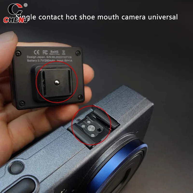 Mini Hot Shoe Rechargeable Miniature Camera Macro Xenon Flash For Mirrorless Digital Camera A7C DLUX5 GRIII GR2 GR3 GR3x ZV1