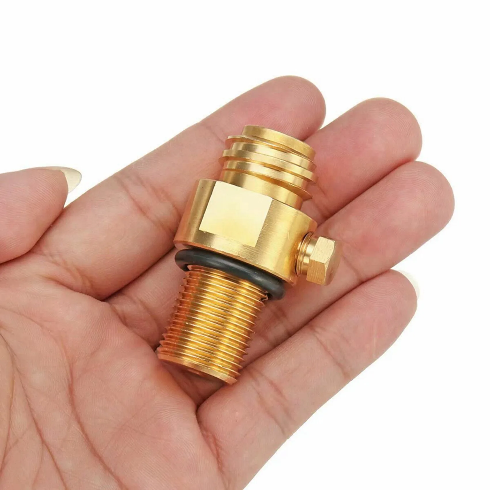 A27F-2Pcs M18X1.5 Refill CO2 Valve Adapter Thread Converter Replacement For Sodastream